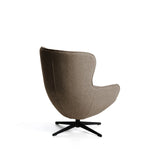 Drehsessel Sorile mit Chenille und schwarz lackiertem Stahl, FSC 100 % von Kave Home – Bild 4