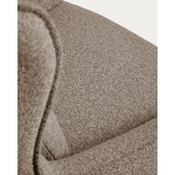 Drehsessel Sorile mit Chenille und schwarz lackiertem Stahl, FSC 100 % von Kave Home – Bild 6
