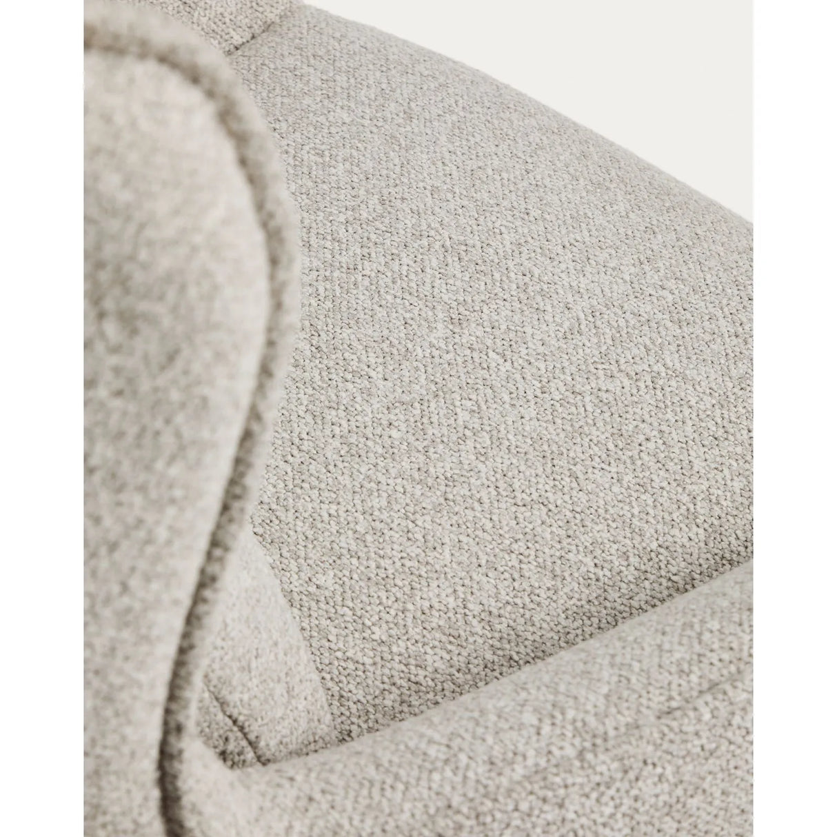 Drehsessel Sorile mit beiger Chenille und schwarz lackiertem Stahl, FSC 100 % von Kave Home – Bild 8