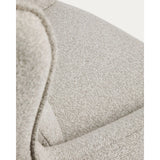 Drehsessel Sorile mit beiger Chenille und schwarz lackiertem Stahl, FSC 100 % von Kave Home – Bild 8