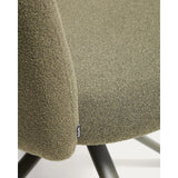 Drehstuhl Arino aus Chenille und Metallbeinen von Kave Home – Bild 10