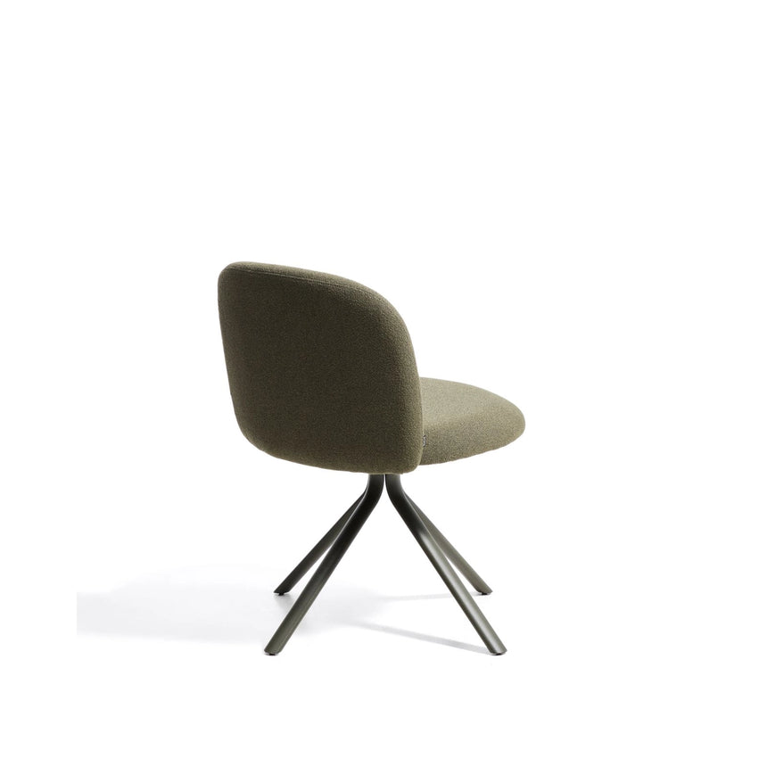Drehstuhl Arino aus Chenille und Metallbeinen von Kave Home – Bild 6