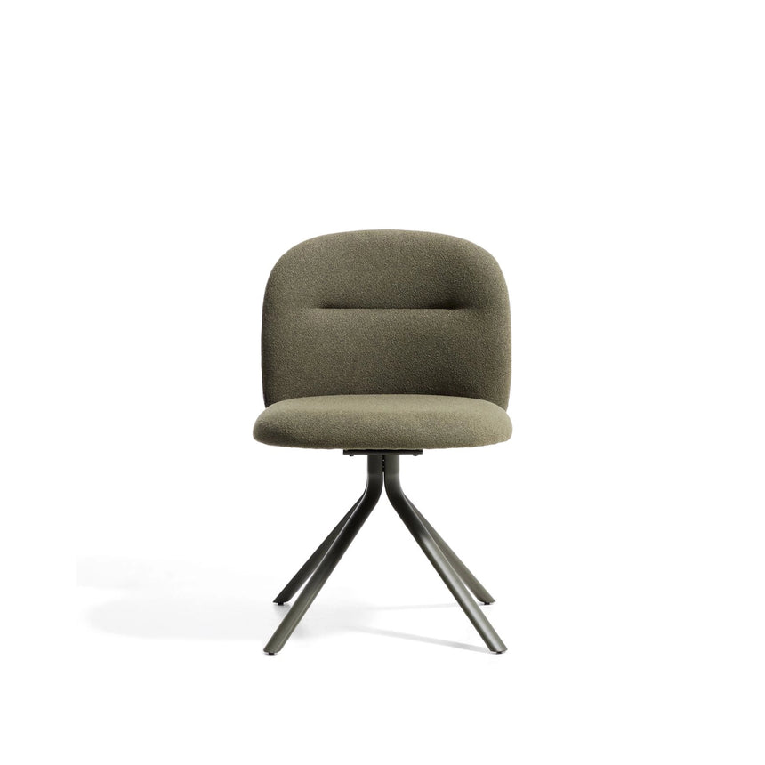 Drehstuhl Arino aus Chenille und Metallbeinen von Kave Home – Bild 7