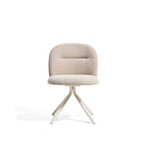 Drehstuhl Arino mit beiger Chenille und beigen Metallbeinen  von Kave Home – Bild 7
