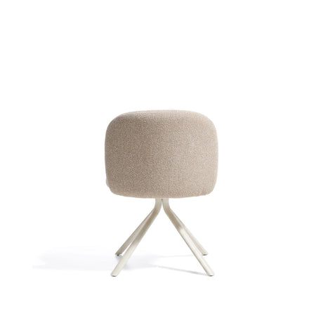 Drehstuhl Arino mit beiger Chenille und beigen Metallbeinen  von Kave Home – Bild 8