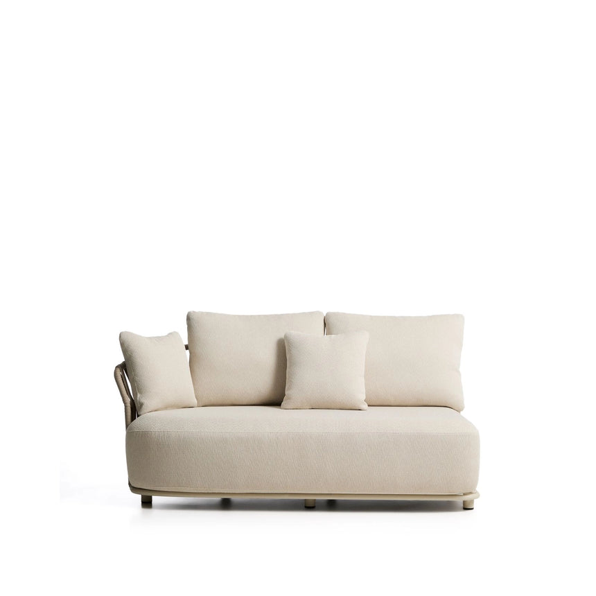 Ecrufarbenes 2-Sitzer-Sofa Osani mit taupefarbenem Seil, 170 cm von Kave Home – Bild 1