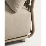 Ecrufarbenes 2-Sitzer-Sofa Osani mit taupefarbenem Seil, 170 cm von Kave Home – Bild 13