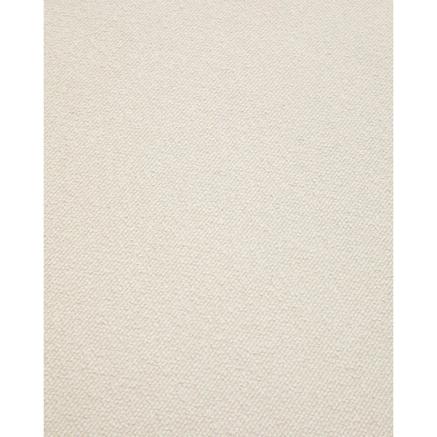 Fußablage Aurum aus ecrufarbener Chenille und mattgrauer Metallbasis 85 x 85 cm FSC Mix Credit von Kave Home – Bild 9