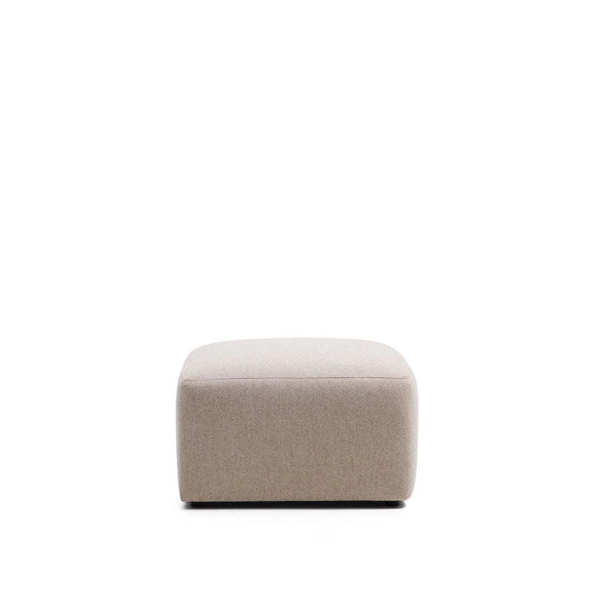 Fußablage Blok in beiger Chenille, 90 x 74 cm, FSC Mix Credit von Kave Home – Bild 5