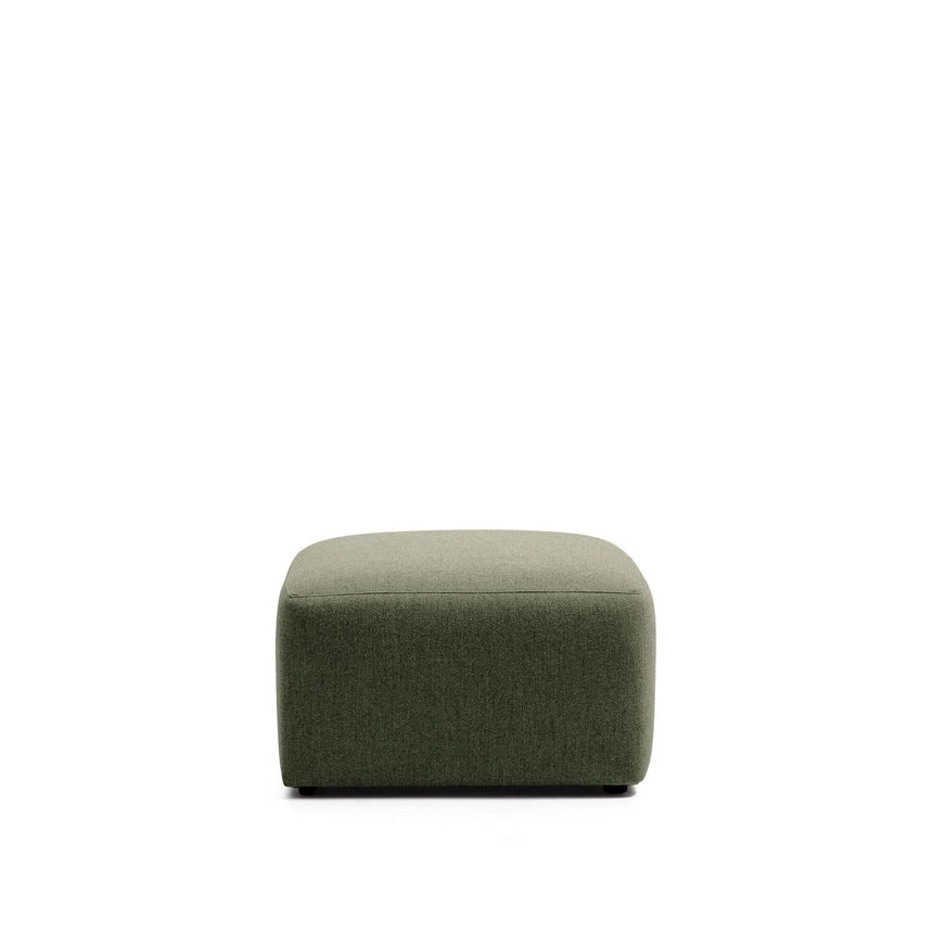 Fußablage Blok in moosgrüner Chenille, 90 x 74 cm, FSC Mix Credit von Kave Home – Bild 5