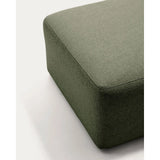 Fußablage Blok in moosgrüner Chenille, 90 x 74 cm, FSC Mix Credit von Kave Home – Bild 7
