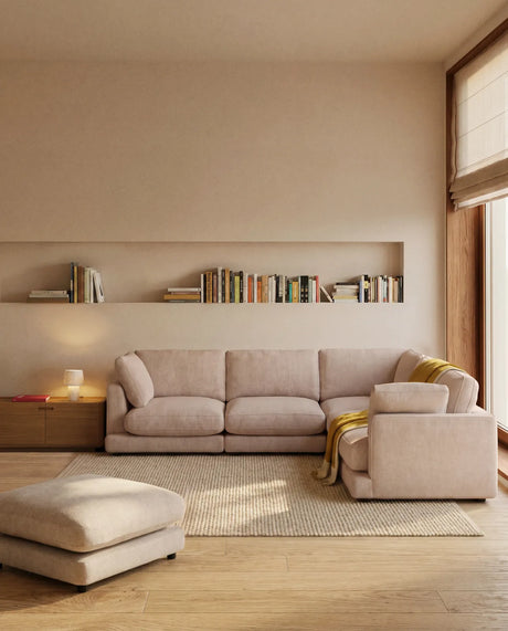 Fußablage Gala aus Microbouclé, FSC Mix Credit, 90 x 90 cm von Kave Home – Bild 2