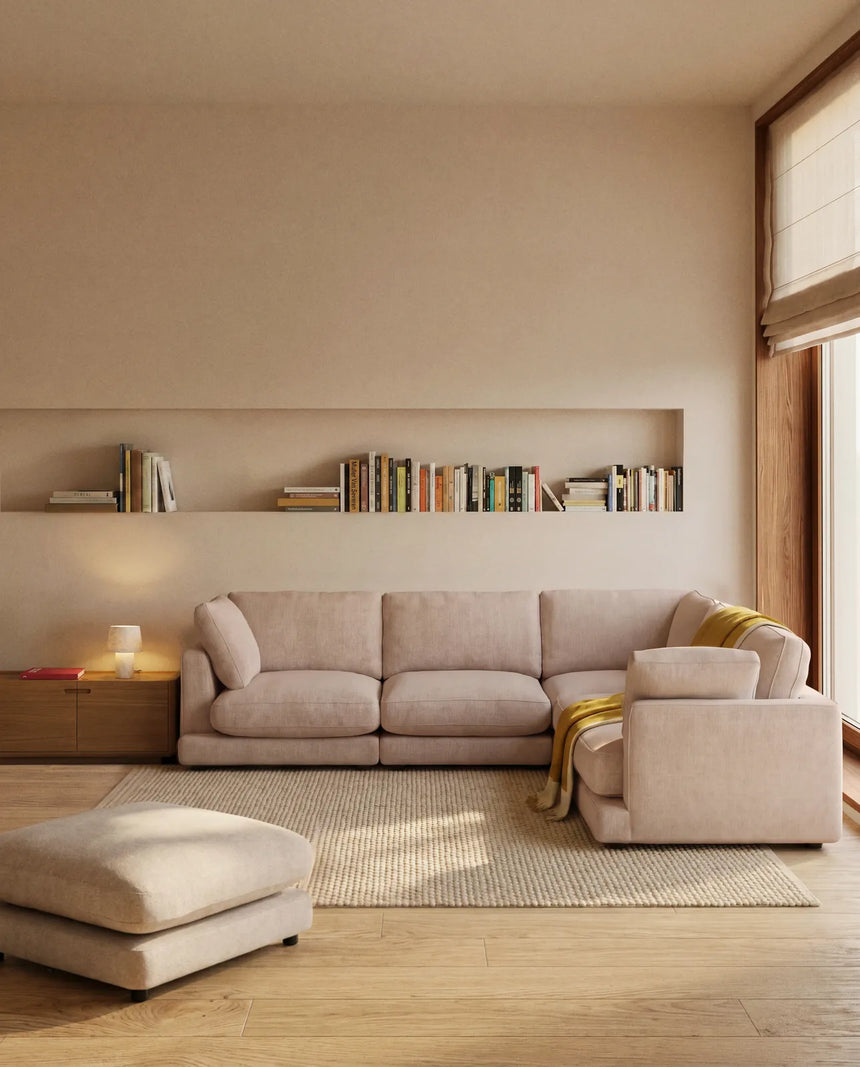 Fußablage Gala aus Microbouclé, FSC Mix Credit, 90 x 90 cm von Kave Home – Bild 2