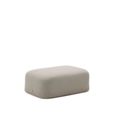 Fußablage Martina mit Chenille in Steinton 123 x 85 cm von Kave Home – Bild 1