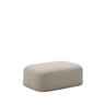Fußablage Martina mit Chenille in Steinton 123 x 85 cm von Kave Home – Bild 1