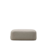 Fußablage Martina mit Chenille in Steinton 123 x 85 cm von Kave Home – Bild 3