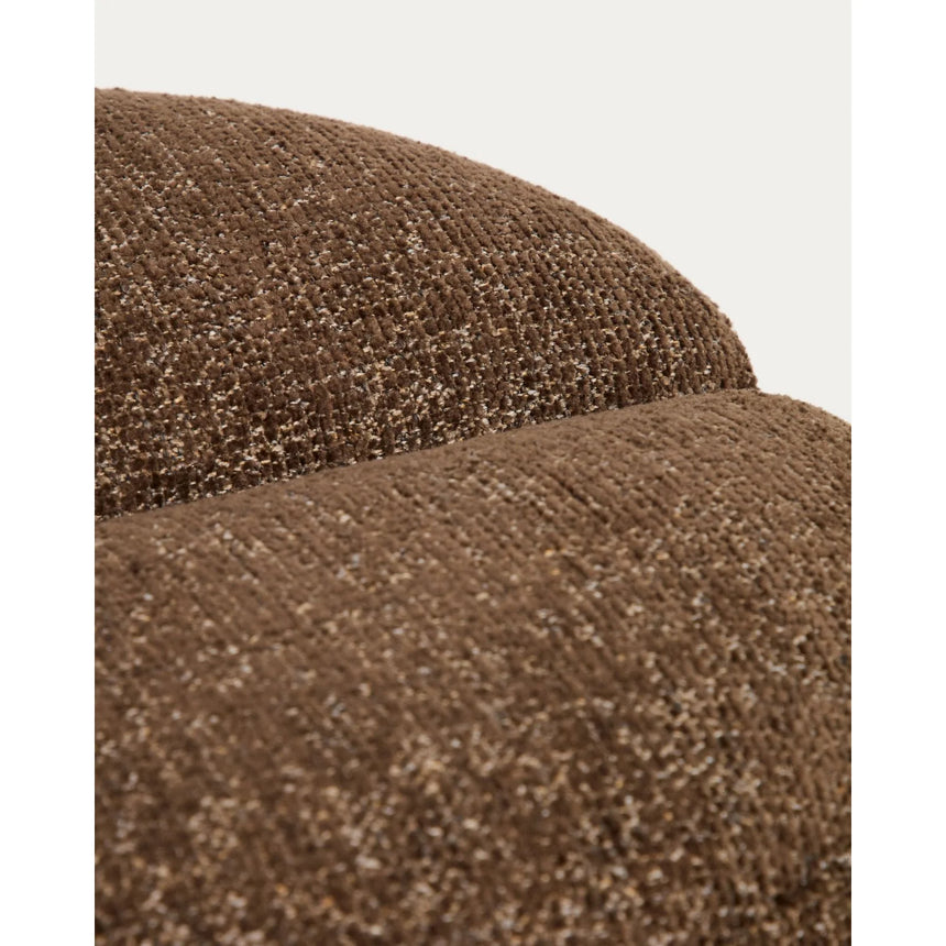 Fußablage Nedilo rund aus Chenille oder Jacquard-Gewebe FSC Mix Credit von Kave Home – Bild 7