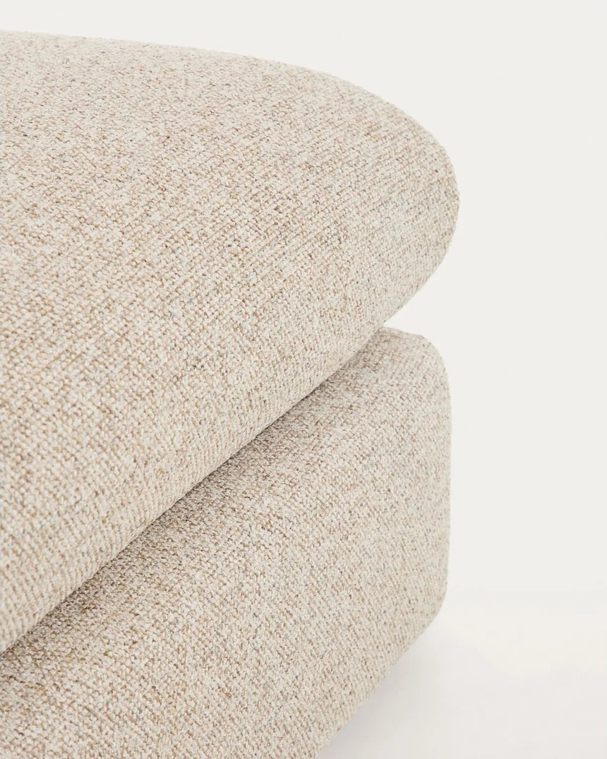 Fußablage Vera in Beige, 80 x 80 cm, FSC Mix Credit von Kave Home – Bild 6