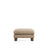 Fußablage Vera mit Beinen aus massivem Eschenholz mit Nussbaum-Finish, 80 x 80 cm, FSC Mix Credit von Kave Home – Bild 1