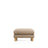 Fußablage Vera mit Beinen aus massivem Eschenholz mit natürlichem Finish, 80 x 80 cm, FSC Mix Credit von Kave Home – Bild 1
