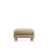 Fußablage Vera mit Beinen aus massivem Eschenholz mit natürlichem Finish, 80 x 80 cm, FSC Mix Credit von Kave Home – Bild 1