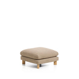 Fußablage Vera mit Beinen aus massivem Eschenholz mit natürlichem Finish, 80 x 80 cm, FSC Mix Credit von Kave Home – Bild 3