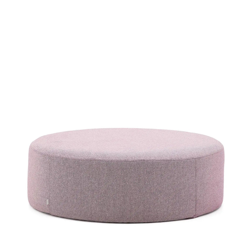 Fußablage mit abnehmbarem Bezug Kaeli violett Ø 120 cm von Kave Home – Bild 1