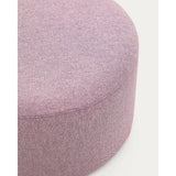 Fußablage mit abnehmbarem Bezug Kaeli violett Ø 60 cm von Kave Home – Bild 7