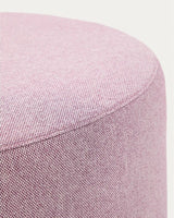 Fußablage mit abnehmbarem Bezug Kaeli violett Ø 90 cm von Kave Home – Bild 6