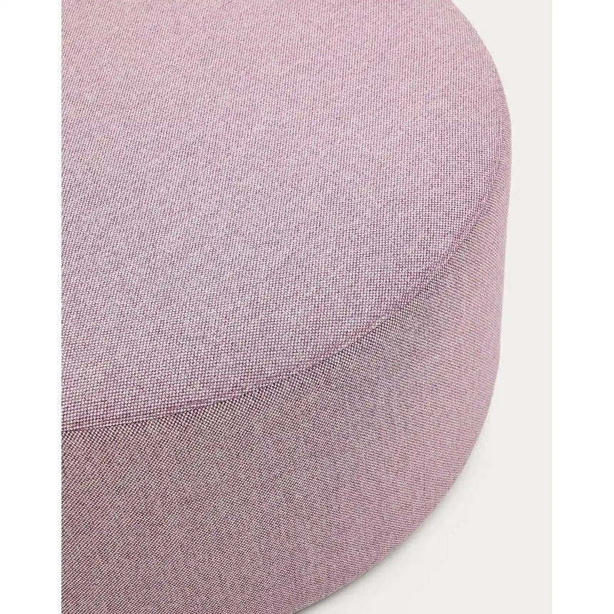 Fußablage mit abnehmbarem Bezug Kaeli violett Ø 90 cm von Kave Home – Bild 7