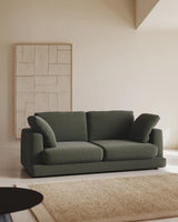 Gala 3-Sitzer-Sofa aus dunkelgrüner Chenille FSC Mix Credit 210 cm von Kave Home – Bild 2