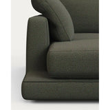 Gala 4-Sitzer-Sofa mit Chaiselongue links aus dunkelgrüner Chenille FSC Mix Credit 300 cm von Kave Home – Bild 6