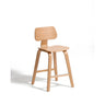 Gena-Hocker aus Eichenfurnier 65cm von Kave Home – Bild 1