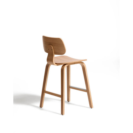 Gena-Hocker aus Eichenfurnier 65cm von Kave Home – Bild 4