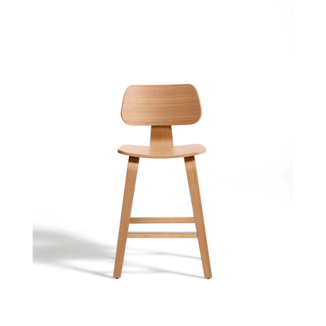 Gena-Hocker aus Eichenfurnier 65cm von Kave Home – Bild 5