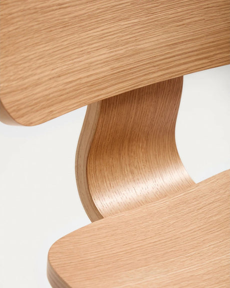 Gena-Hocker aus Eichenfurnier 65cm von Kave Home – Bild 8
