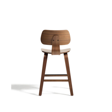 Gena-Hocker aus Nussbaumfurnier oder Eichenfurnier 65cm von Kave Home – Bild 6