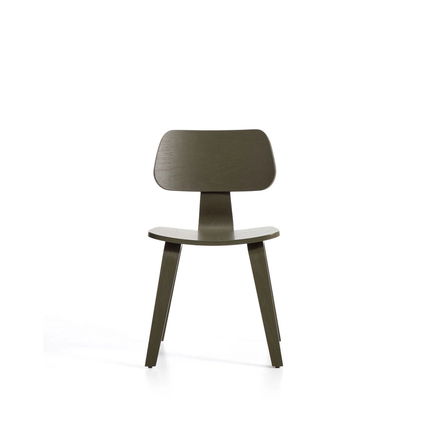 Gena-Stuhl aus Eichenfurnier mit grünem Finish von Kave Home – Bild 6