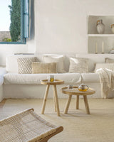 Glenda runder Couchtisch aus massivem Teakholz Ø 55 cm von Kave Home – Bild 2