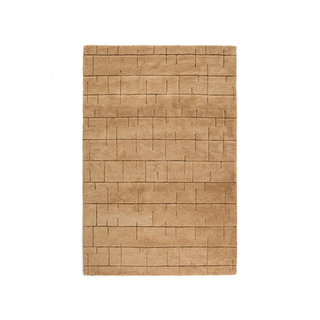 Helun Teppich aus Woll- und Viskosemischung mit braunem Muster 160 x 230 cm von Kave Home – Bild 1