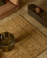 Helun Teppich aus Woll- und Viskosemischung mit braunem Muster 160 x 230 cm von Kave Home – Bild 2