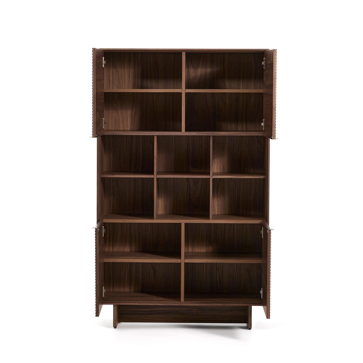 Highboard Norlen mit 4 Türen in Nussbaumfurnier FSC Mix Credit 100 x 163 cm von Kave Home – Produktbild 10