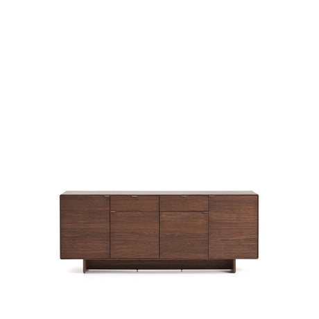 Highboard Norlen mit 4 Türen und 2 Schubläden in Nussbaumfurnier FSC Mix Credit 194,5 x 78 cm von Kave Home – Produktbild 1