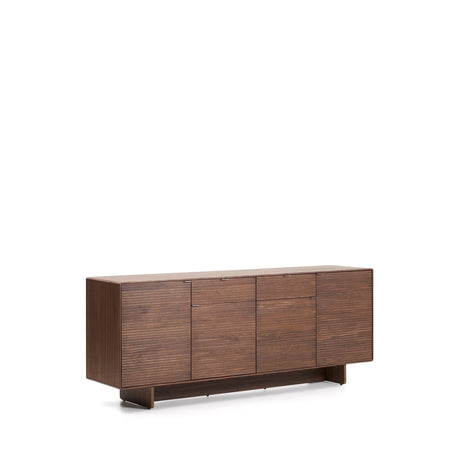 Highboard Norlen mit 4 Türen und 2 Schubläden in Nussbaumfurnier FSC Mix Credit 194,5 x 78 cm von Kave Home – Produktbild 9