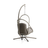 Hängesessel Livadi aus Stahl und taupefarbenem Seil von Kave Home – Bild 6