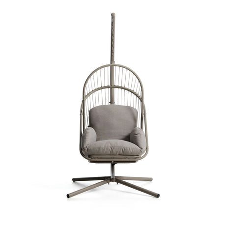 Hängesessel Livadi aus Stahl und taupefarbenem Seil von Kave Home – Bild 7