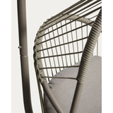 Hängesessel Livadi aus Stahl und taupefarbenem Seil von Kave Home – Bild 9