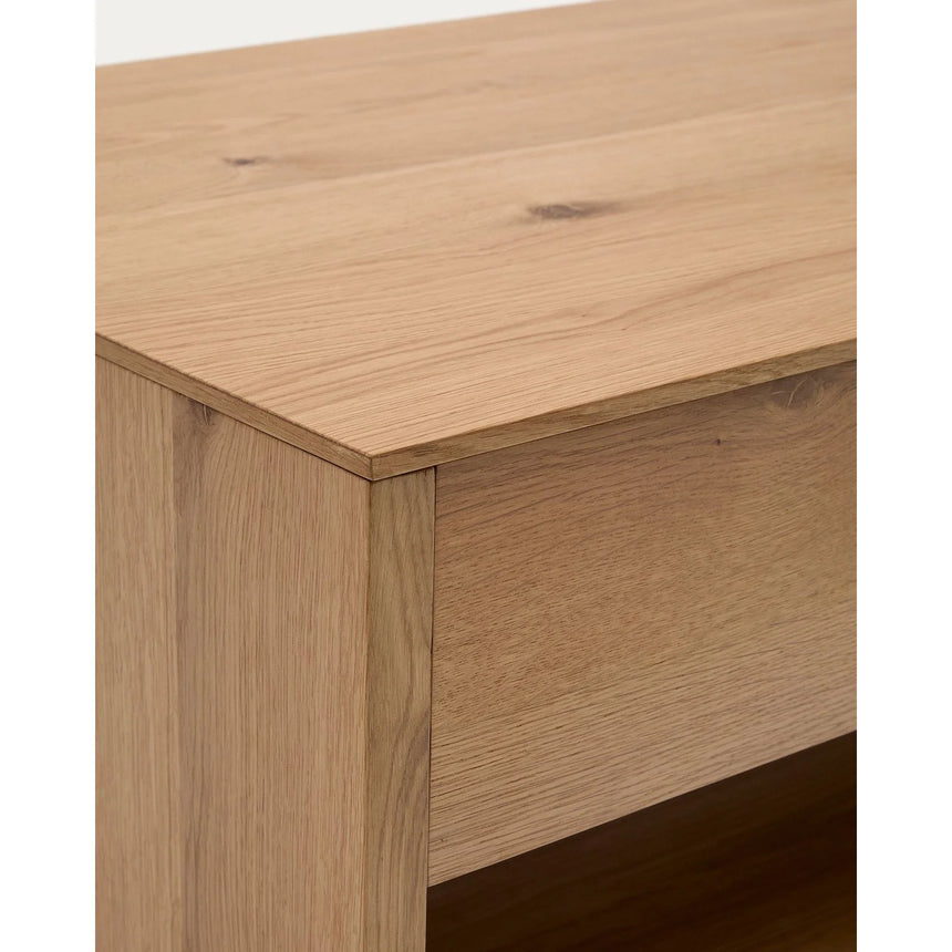 Hochklappbarer Couchtisch Alguema aus Eichenfurnier mit naturfarbenem Finish 120 x 60 cm von Kave Home – Bild 12