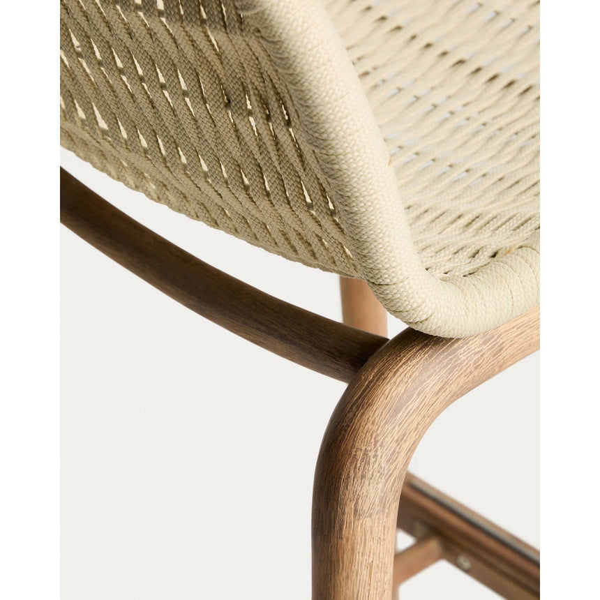Hocker Alipa aus massivem Akazienholz und Seil, 75 cm, FSC 100 % von Kave Home – Bild 12