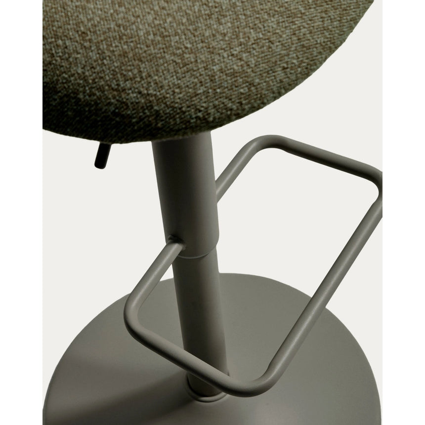 Hocker Arino aus Chenille und Metallbeinen, 65 cm von Kave Home – Bild 10